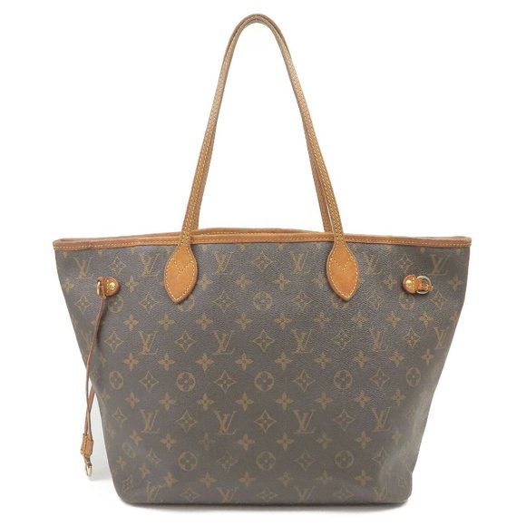 Louis Vuitton Handbags - Auth Louis Vuitton Neverfull MM monogram beige